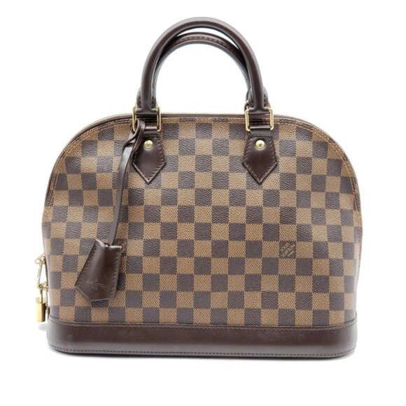 Louis Vuitton Alma PM Damier Ebene Hand Bag 699-081625 - Picture 1 of 15